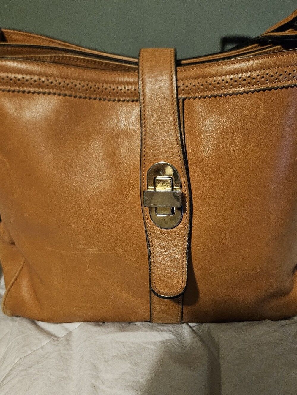 MARK CROSS HANDBAG, VINTAGE MARK CROSS LEATHER PURSE, Mark Cross Shoulder Bag - Picture 16 of 16